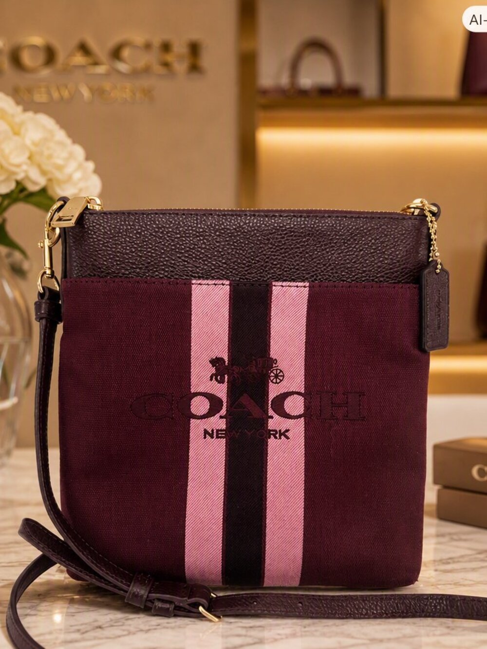 Coach Kitt 72412 Messenger Crossbody Storypatch Bag